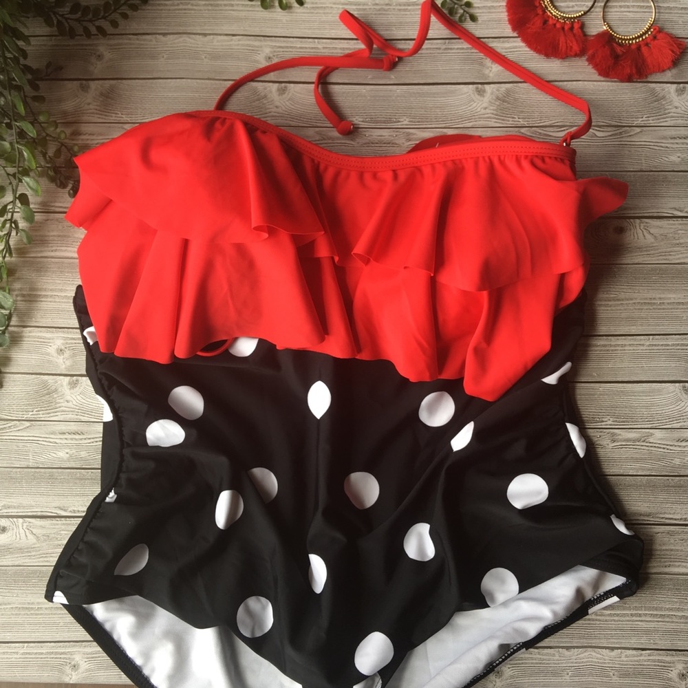Retro swim suit